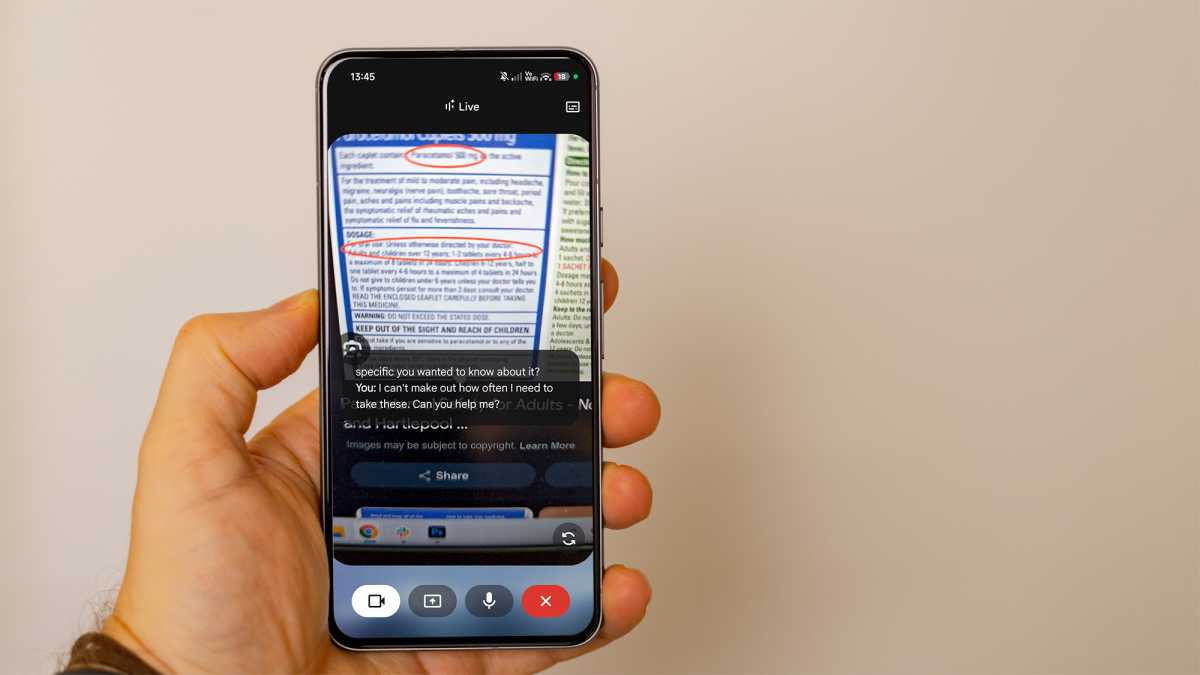 google gemini medication instructions