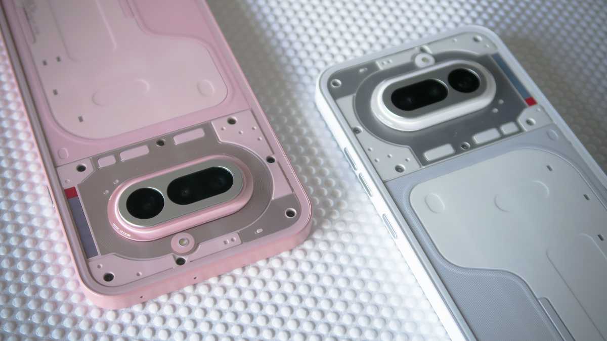 Nothing Phone 4a REVIEW camera pink white