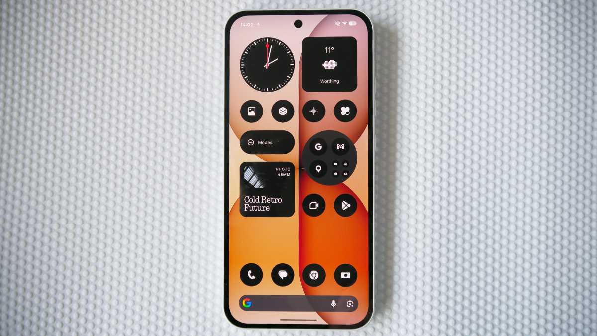 Nothing Phone 4a REVIEW home screen