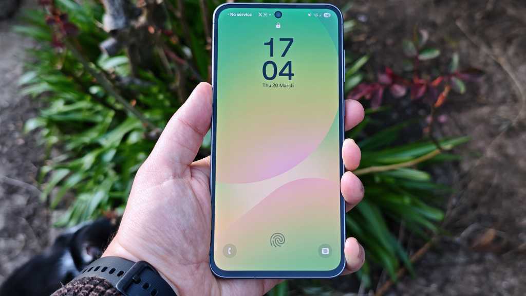 Samsung Galaxy A56 REVIEW front straight handheld